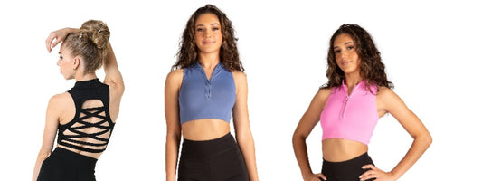 New Top Danz N Motion 2741A-Sloan Top Scuba Strappy Back