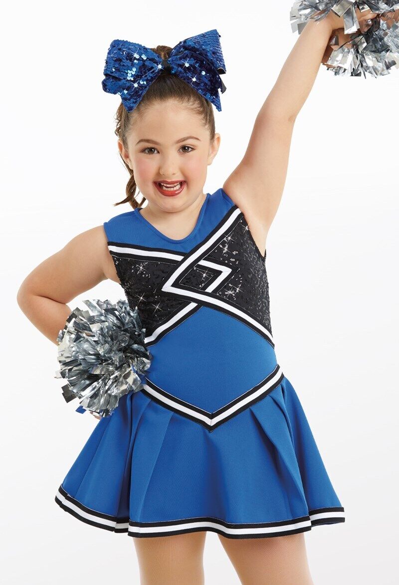 Pre-Owned Costume Weissman  11023 Small Child Royal Blue  Jazz Tap  Cheerleader