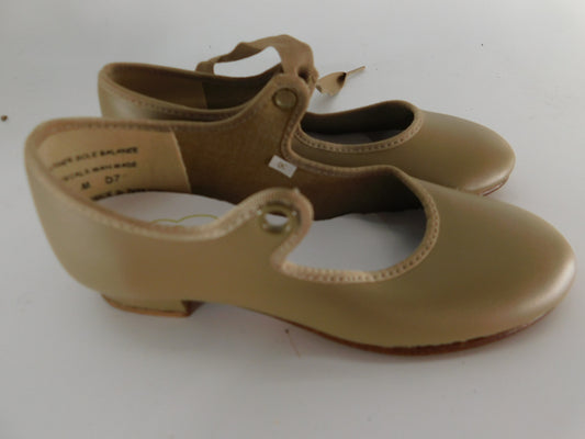 Pre-Owned Jazz Shoes Barbette Big Kid 11M Tyette Leather  Closed Toe