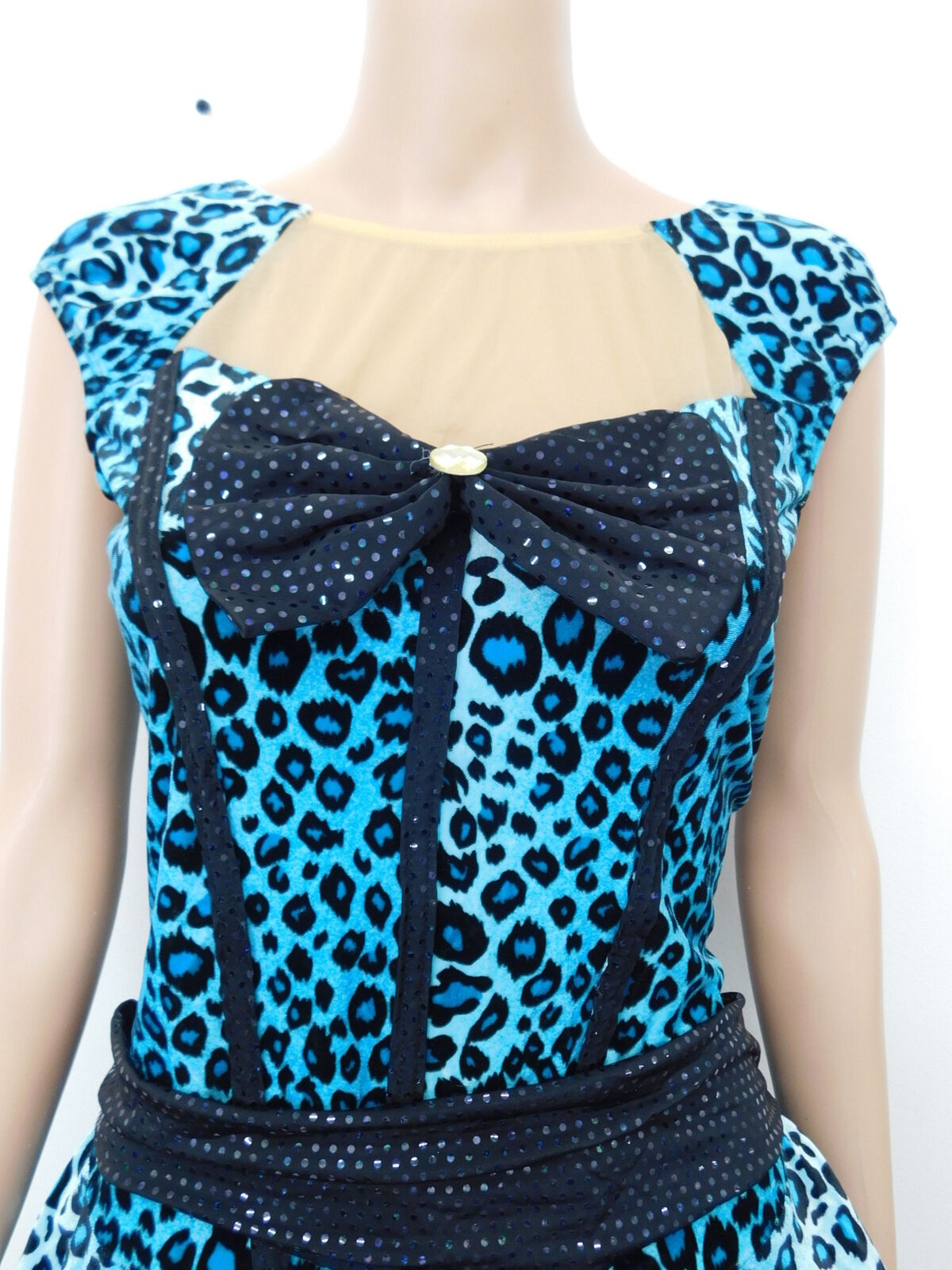Pre-Owned Costume Dansco   Large Adult Turquoise  Jazz