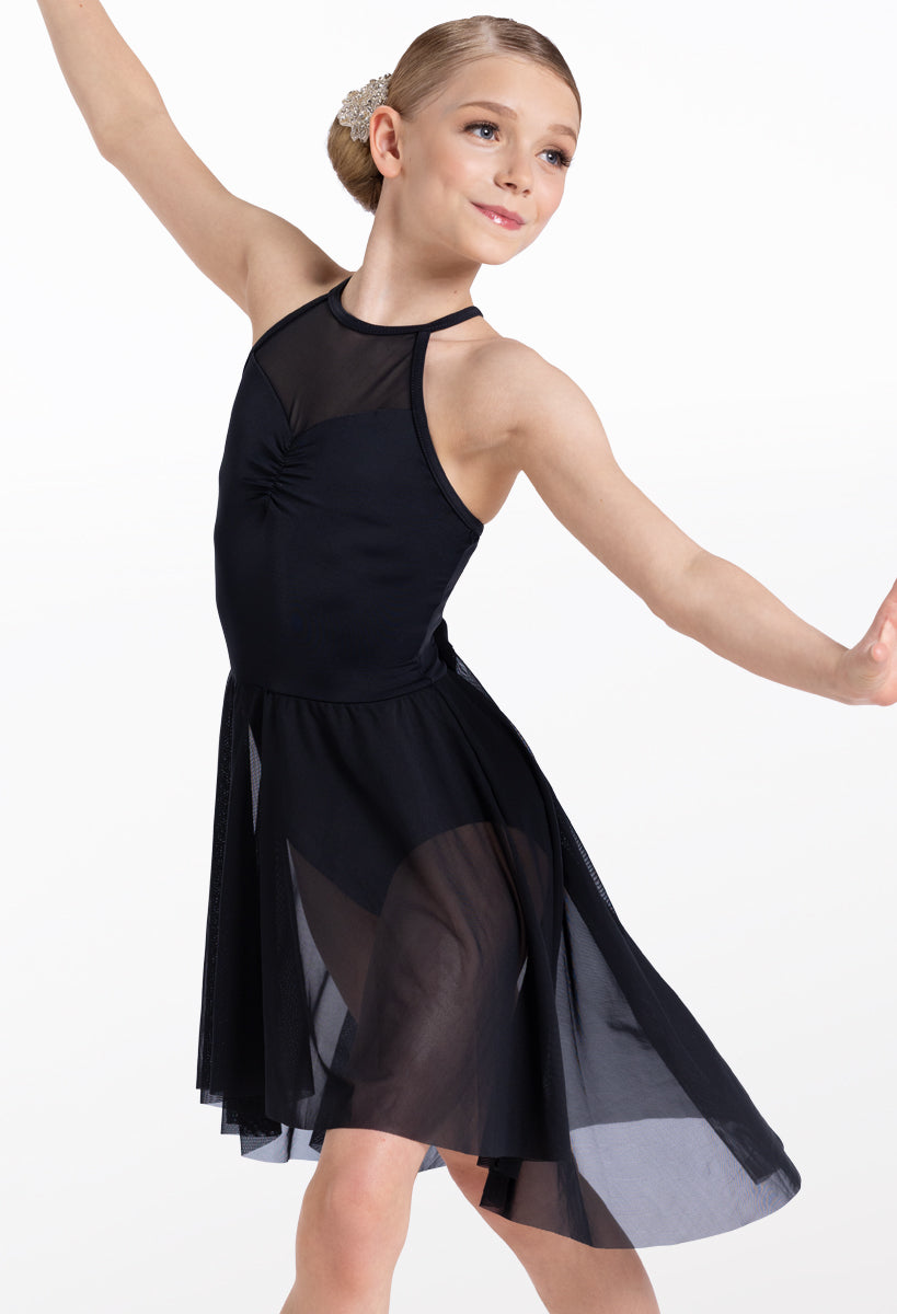 Pre-Owned Costume Weissman 13359 Small Adult Black Flowy Dress Contemporary