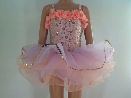 Pre-Owned Costume Costume Gallery  17248 Small Child Pink Tutu Ballet  Sequin Fairy