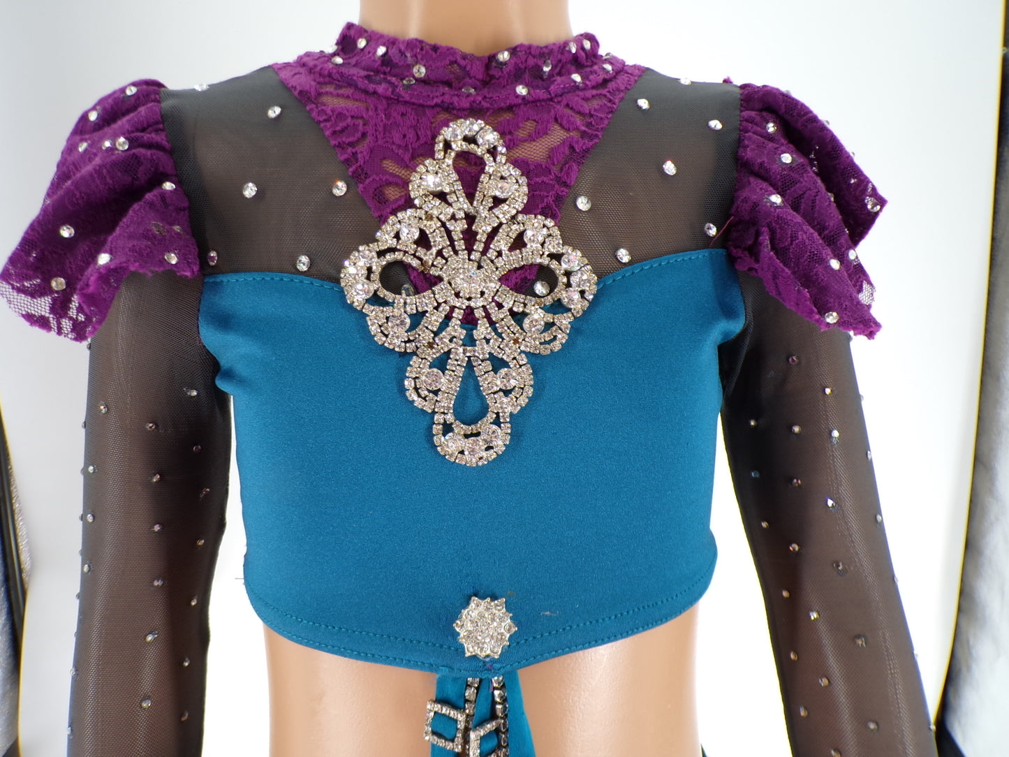 Pre-Owned Costume Reverence   Small Child Teal  Jazz