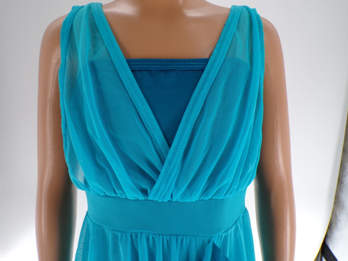 Pre-Owned Costume Curtain Call  P202 Medium Child Teal  Lyrical