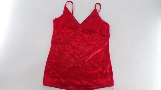 Pre-Owned Top Curtain Call  DT3650 Medium Adult Red  Hip Hop Jazz