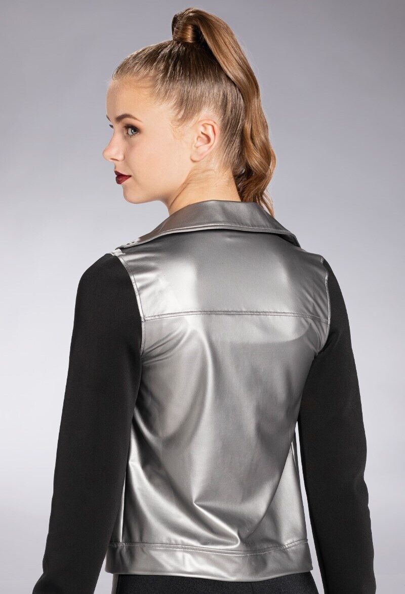 Pre-Owned Jacket Weissman  NV12410 Medium Adult Mocha  Hip Hop Jazz Tap