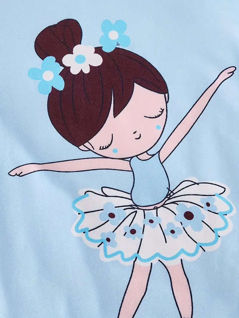 New Dance Ballerina Pajamas Sets or Dresses Toddler and Girl's Sizes