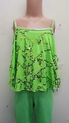 Pre-Owned Costume Curtain Call  E3983 Small Child Lime Green  Jazz