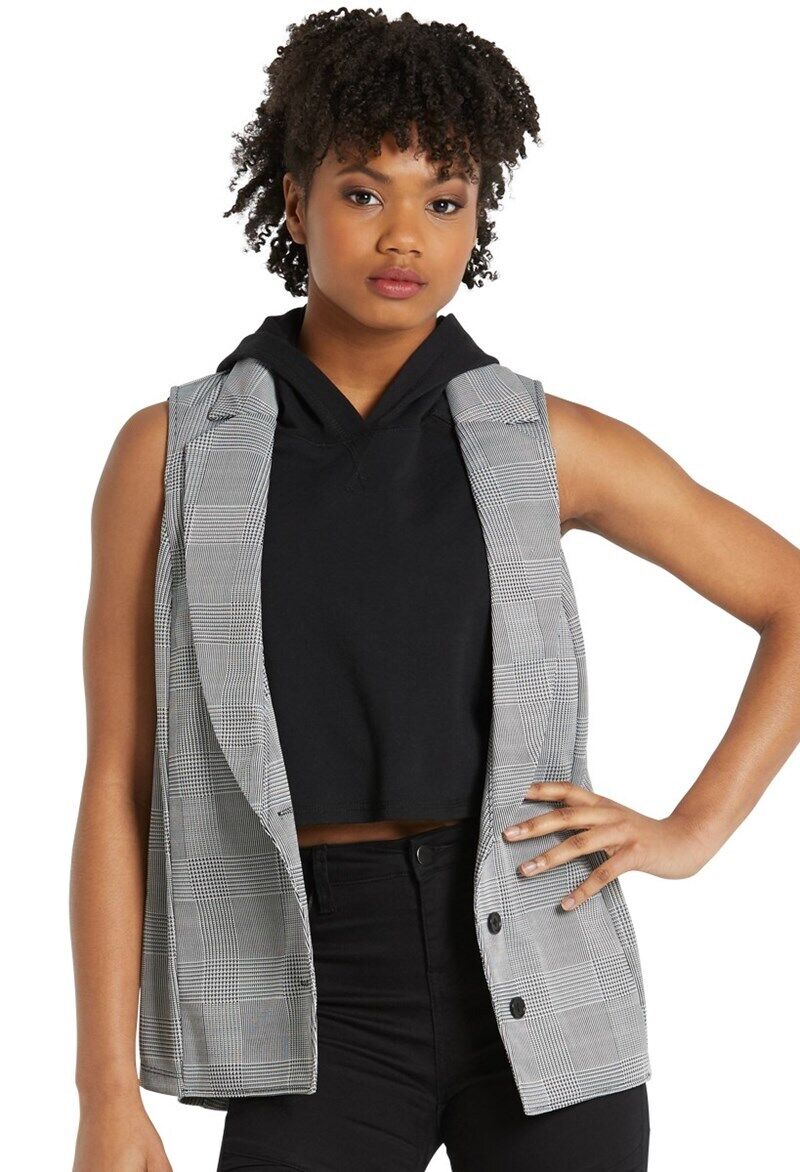 Pre-Owned Vest Balera  AH11246  Gray  Costume Jazz Tap
