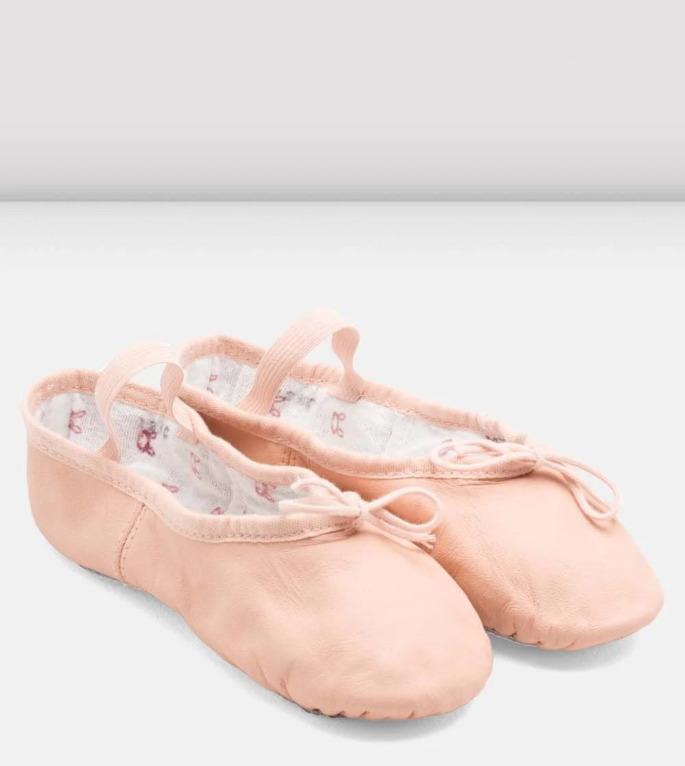 Pre-Owned Ballet Shoes Bloch Little Kid 12.5D  Leather Single Strap Full Sole