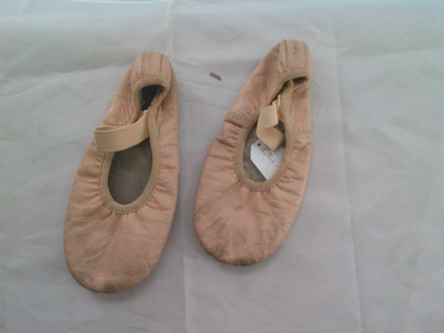 Pre-Owned Ballet Shoes ABT Kids 1M  Leather Single Strap Full Sole