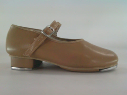 Pre-Owned Tap Shoes Revolution Little Kid 13M Mary Jane Leather Buckles Full Sole