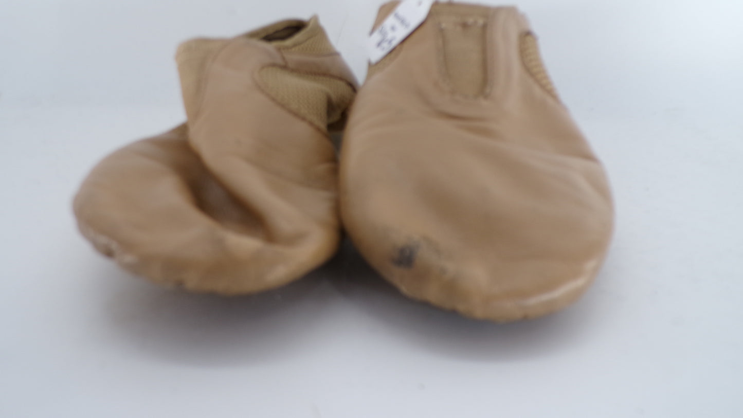 Pre-Owned Jazz Shoes Revolution Adult 6.5 Pull On Leather  Split Sole