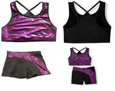 Pre-Owned Top Small Child Danskin Now Gymnastics Black Pink