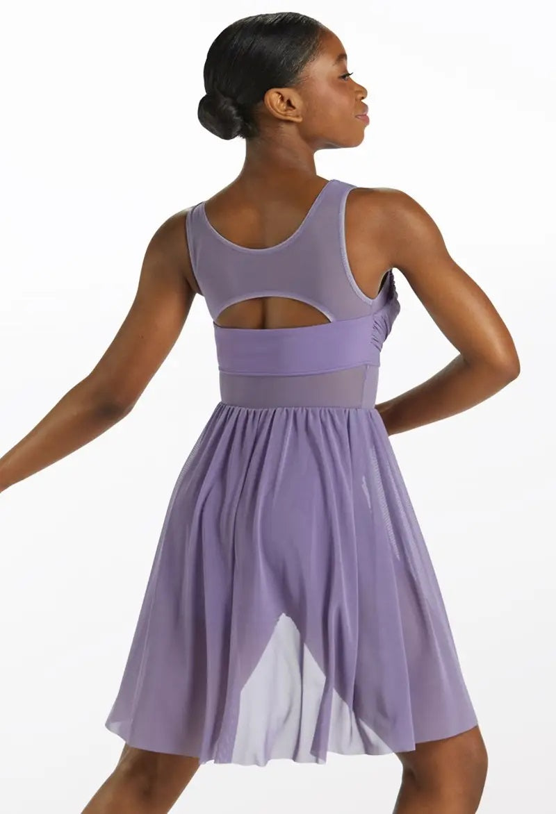 Pre-Owned Costume Balera D8423 Medium Adult Purple Mesh Lyrical Contemporary