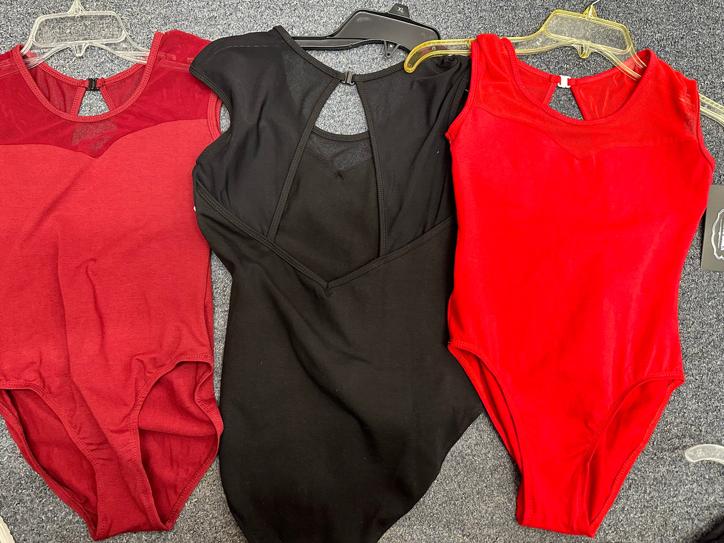 Pre-Owned Leotard Alice Roma A338 Medium Child RED Ballet