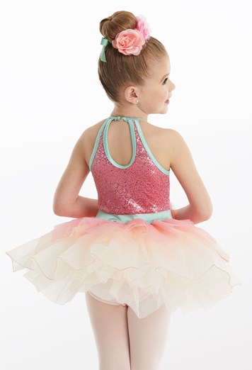 Pre-Owned Costume Weissman  11555 Small Child Pink Tutu Ballet Sequin