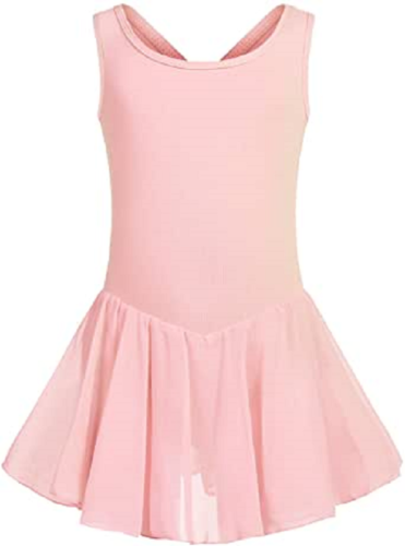 Pre-Owned Leotard Arshiner   Large Child Light Pink  Ballet
