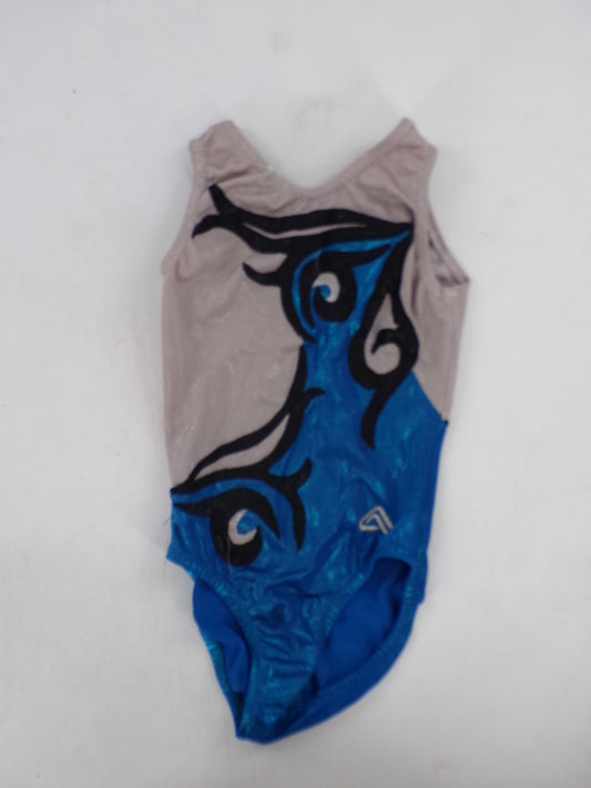 Pre-Owned Leotard Aerials   Medium Child Blue  Gymnastics