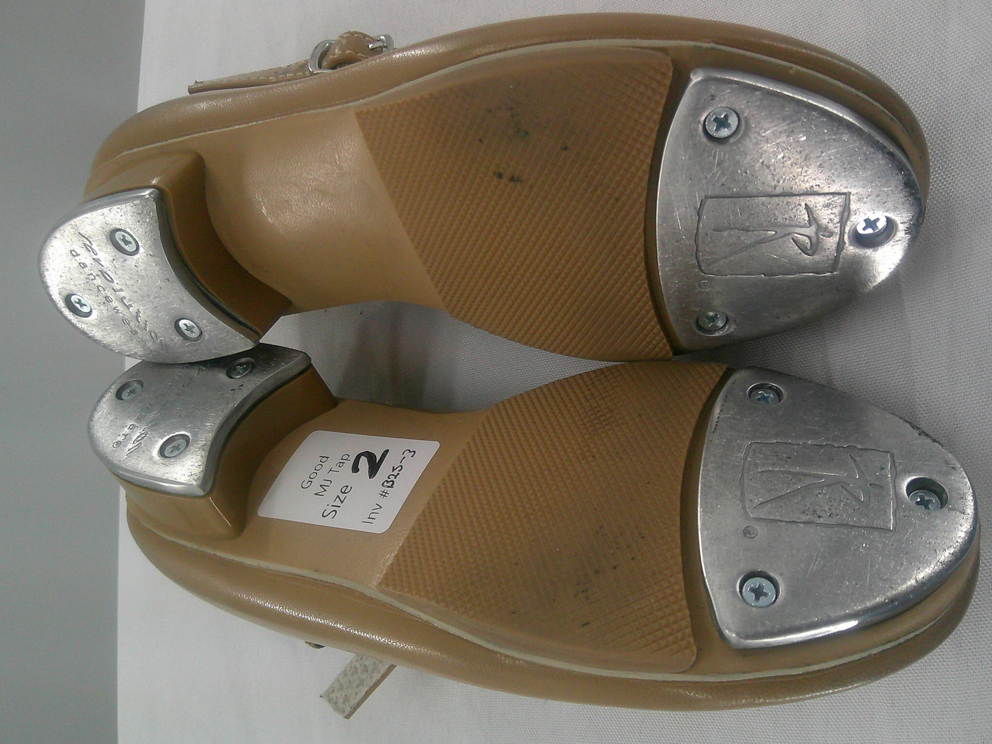 Pre-Owned Tap Shoes Revolution Kids 2M Mary Jane Leather Buckle Student