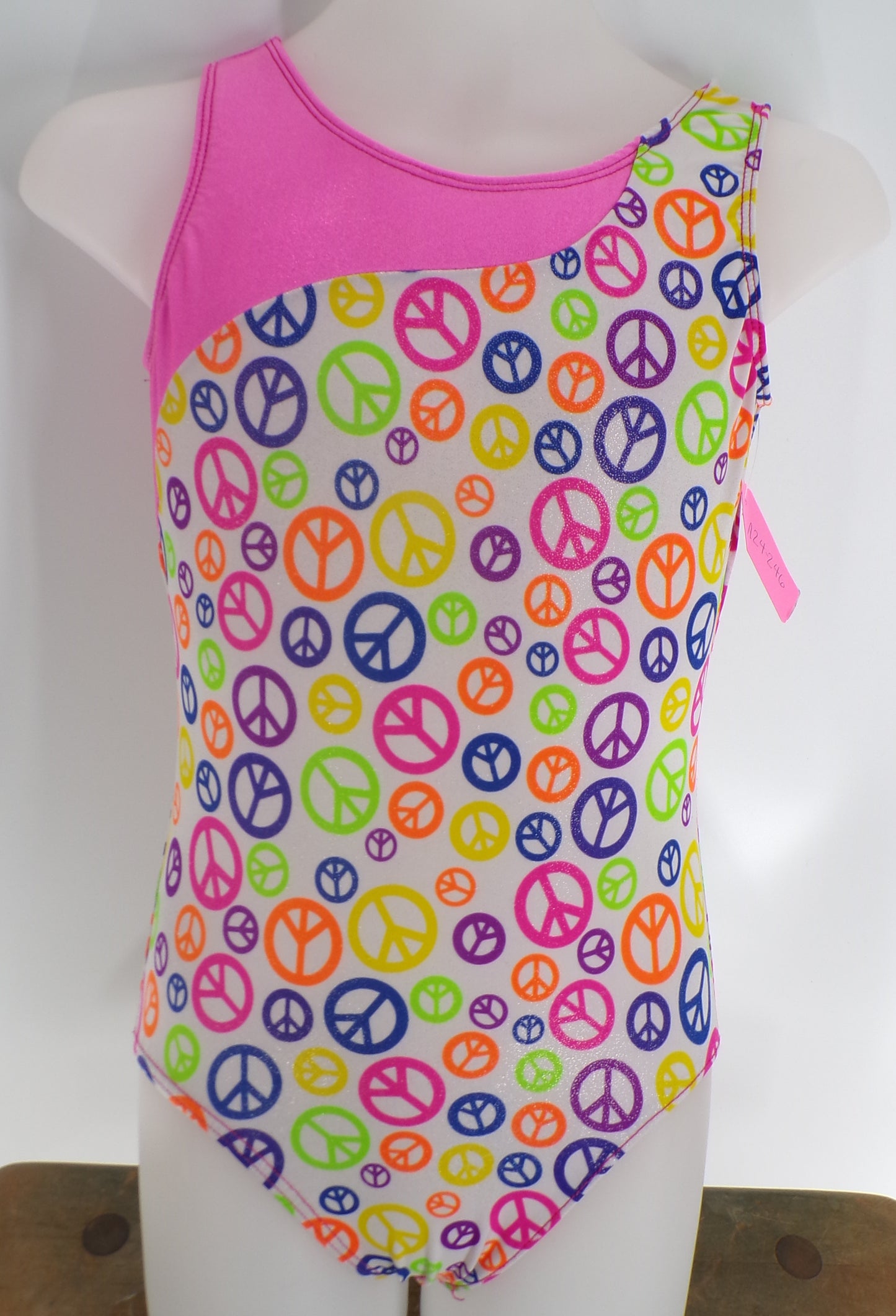 Pre-Owned Leotard MotionWear   Large Child Pink  Ballet