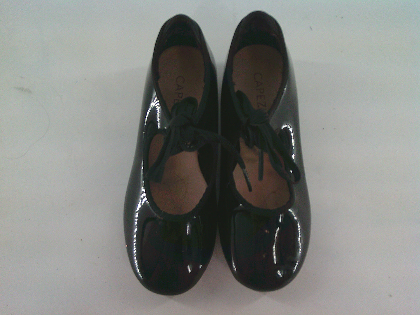 Pre-Owned Tap Shoes Capezio Little Kid 13W Tyette Man Made Ribbon & Elastic Student