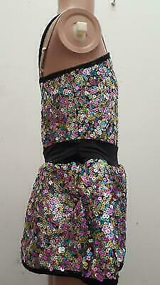 Pre-Owned Costume Curtain Call E2081 Medium Child Colorful Jazz