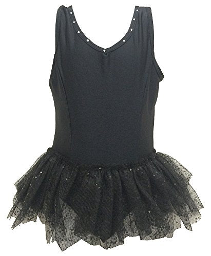 New Closeout Leotard Dress Danz N Motion 748 Inter Child 2-4 Sparkle Ballet Tap