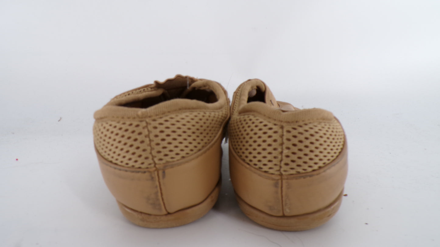 Pre-Owned Jazz Shoes Revolution Adult 6 Pull On Leather  Split Sole
