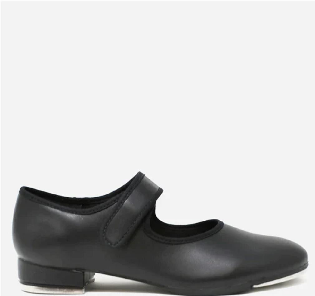 NEW Tap Shoes So Danca TA37 Velcro Girls Sizes Black and Tan