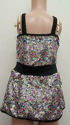 Pre-Owned Costume Curtain Call E2081 Medium Child Colorful Jazz