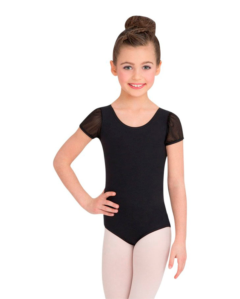 New Closeout Leotard Capezio 3946C Lycra Puff Sleeve Ballet Tap Modern