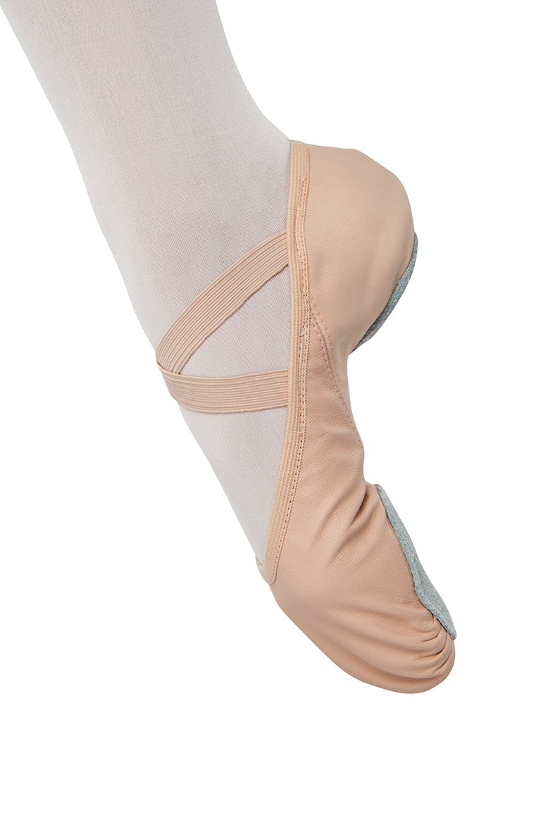 NEW Ballet Shoes Danz N Motion 397 Child Sizes Leather Cross Straps Split Sole