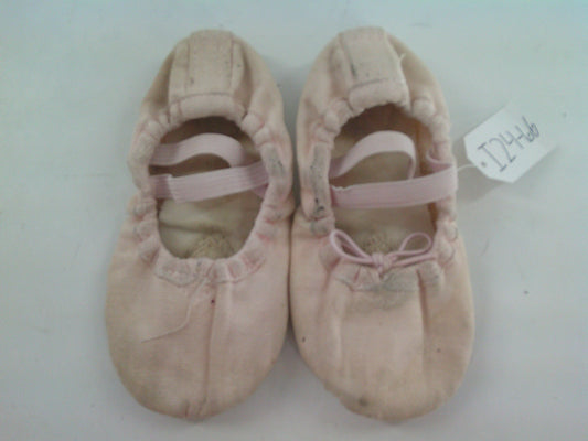 Pre-Owned Ballet Shoes Generic Toddler 9M Elastic Canvas Cross Straps Split Sole