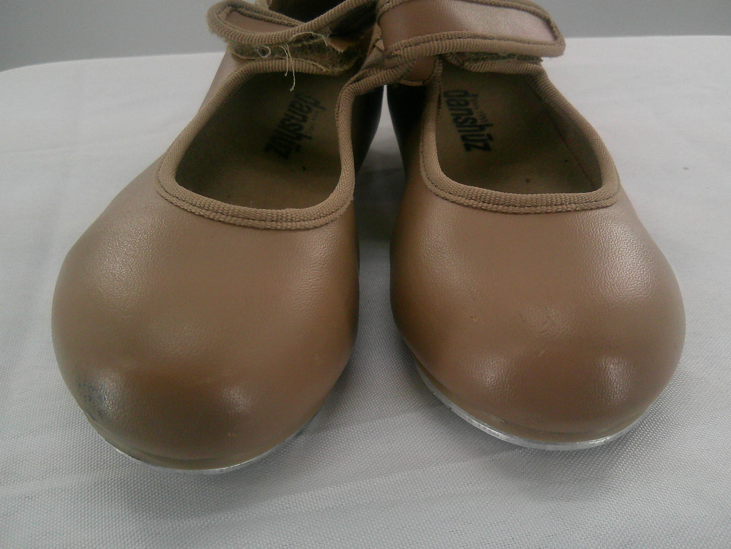 Pre-Owned Tap Shoes Danshuz Kids 11.5M Mary Jane Leather Loop Strap Student