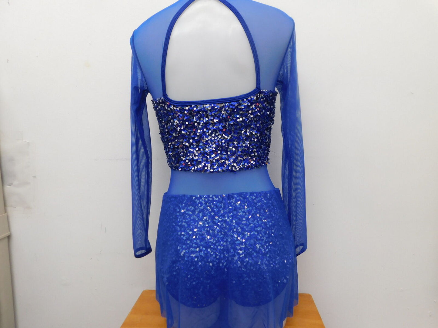Pre-Owned Costume Curtain Call  J5491 Medium Adult Royal Blue  Jazz
