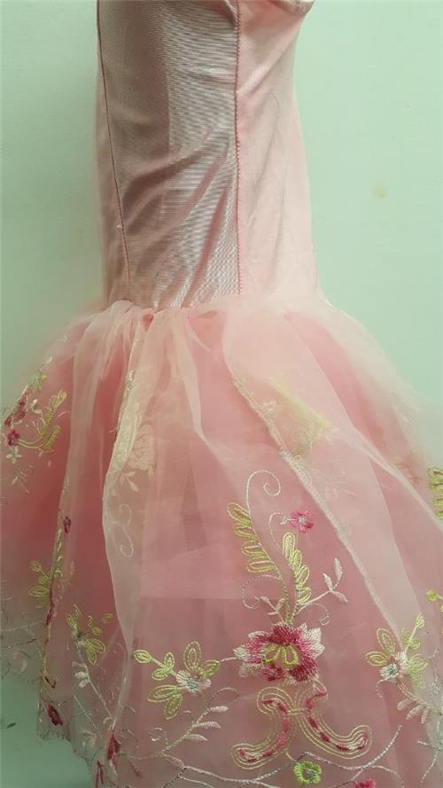 Pre-Owned Costume Curtain Call  E1385 Large Child Pink Tutu Ballet YAGP Sequin