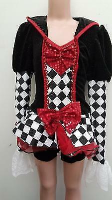Pre-Owned Costume AWCT  15762 Large Child Red Dress Jazz Sequin