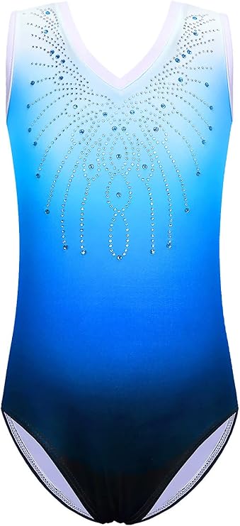 Pre-Owned Leotard BAOHULU   Large Child Blue  Gymnastics