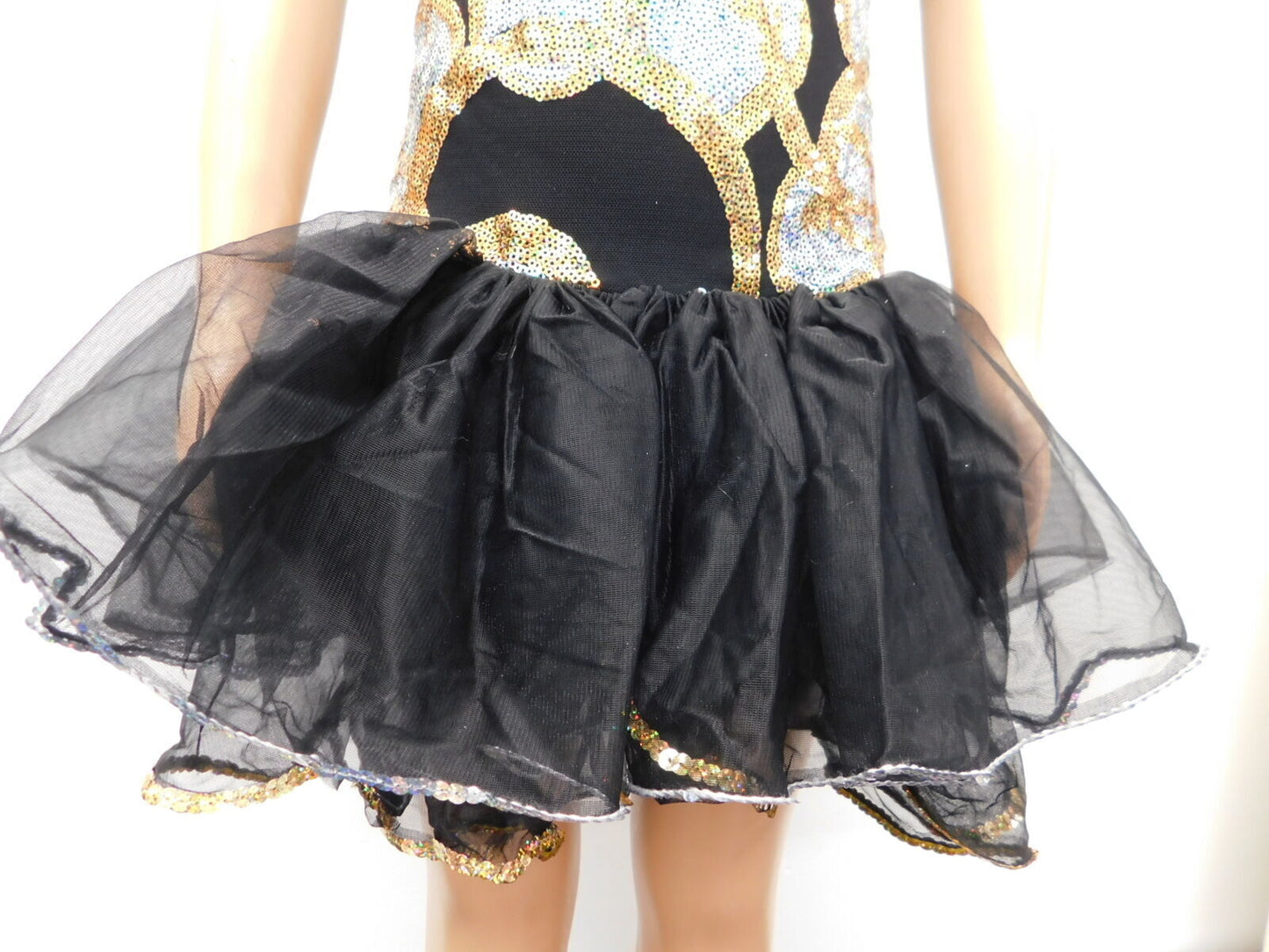 Pre-Owned Costume Dansco   Medium Child Black  Jazz