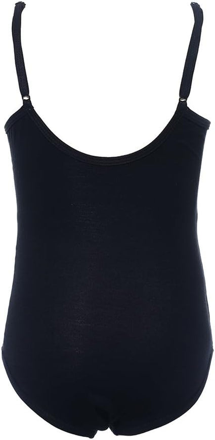 Pre-Owned Leotard Dancina Medium Child Black Ballet Jazz Camisole