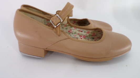 Pre-Owned Tap Shoes Capezio Adult 7M Mary Jane Leather  Student