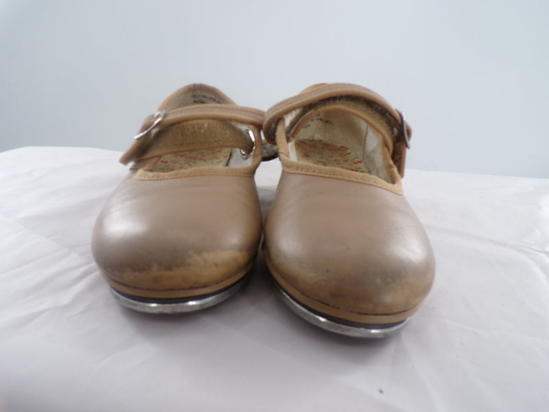 Pre-Owned Tap Shoes Capezio Little Kid 12.5M Mary Jane Leather Loop Strap