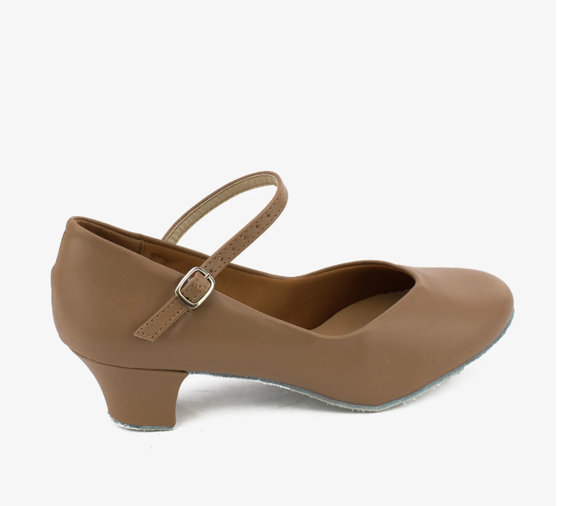 NEW Character Shoes So Danca CH791 1.5" Heel Leather Single Strap Suede