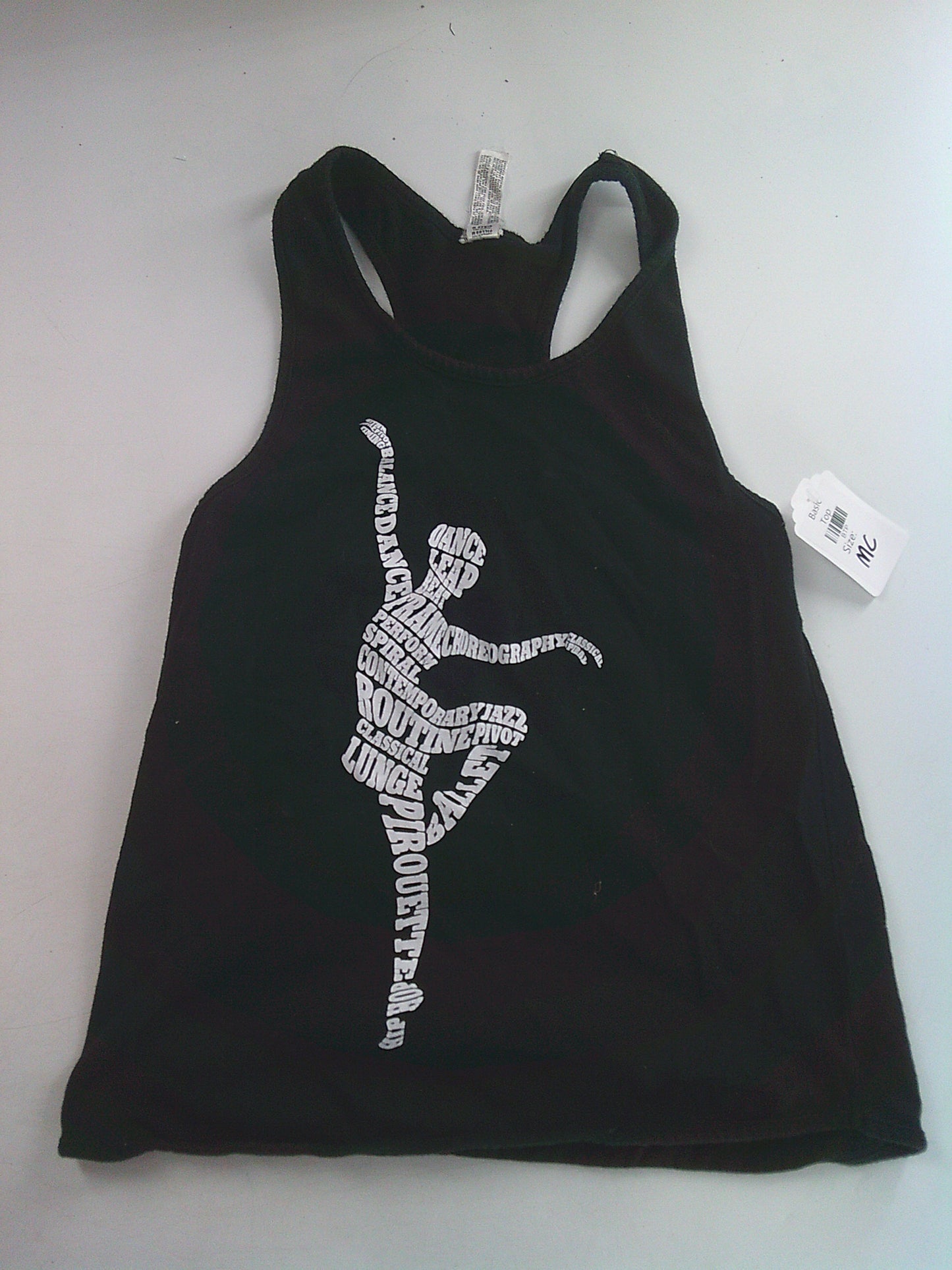 Pre-Owned Tank Top L.A.T.   Medium Child Black