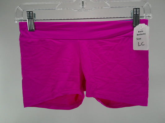 Pre-Owned Shorts Lucky & Me   Large Child Hot Pink  Jazz Cheer