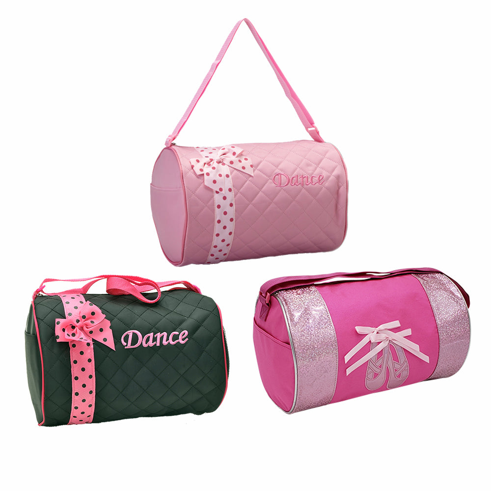 New Quilted Duffle with bow by tyvm 44012 Multiple Prints Ballet Tap Jazz