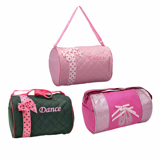 New Quilted Duffle with bow by tyvm 44012 Multiple Prints Ballet Tap Jazz