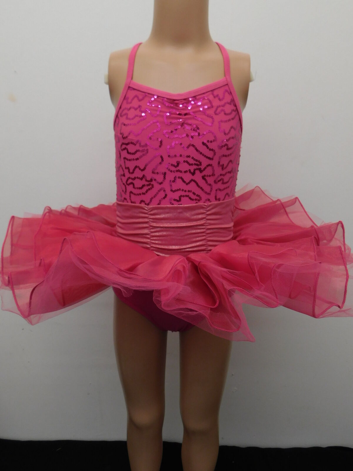 Pre-Owned Costume IBTOM   Medium Child Hot Pink  Ballet