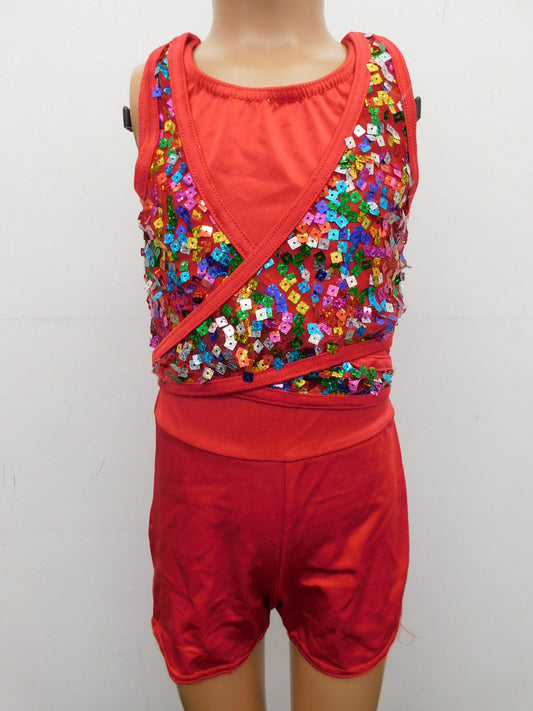 Pre-Owned Costume Costume Gallery  15329 Medium Child Red  Jazz